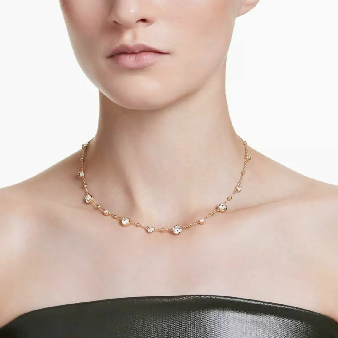 Swarovski Bijoux Collier Femme Swarovski Imber - 5680090 doré | Femme Collier Et Pendentif