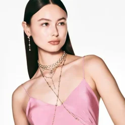 Swarovski Bijoux Collier Femme Swarovski Imber - 5680090 doré | Femme Collier Et Pendentif