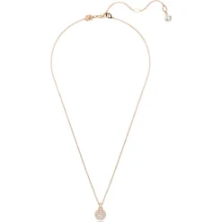 Swarovski Bijoux Collier Femme Swarovski Meteora - 5683450 argent,doré rose | Femme Collier Et Pendentif