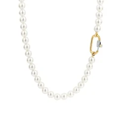 Ti Sento Collier Femme 3967PW-48 - Argent, plaqué or | Femme Collier Et Pendentif