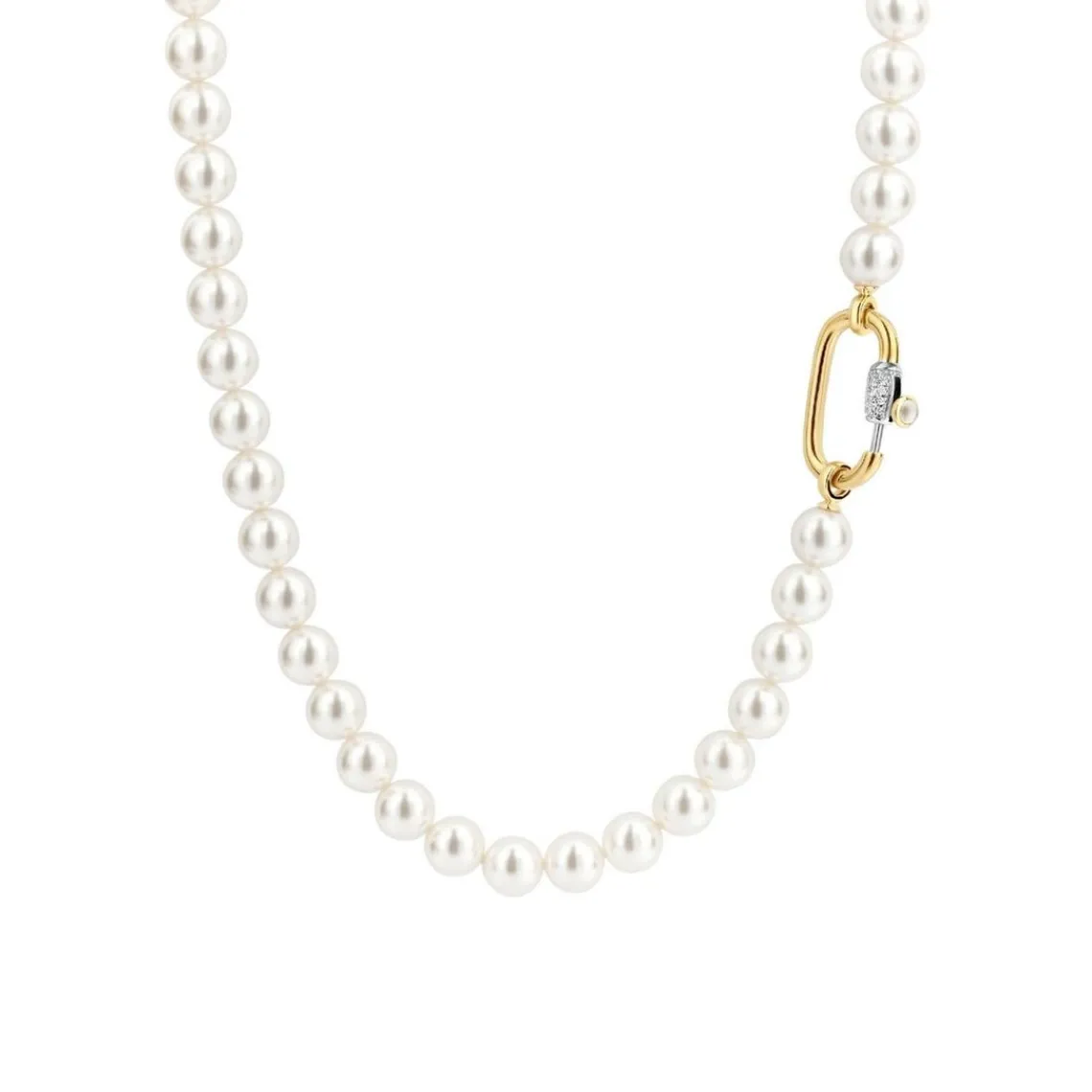 Ti Sento Collier Femme 3967PW-48 - Argent, plaqué or | Femme Collier Et Pendentif