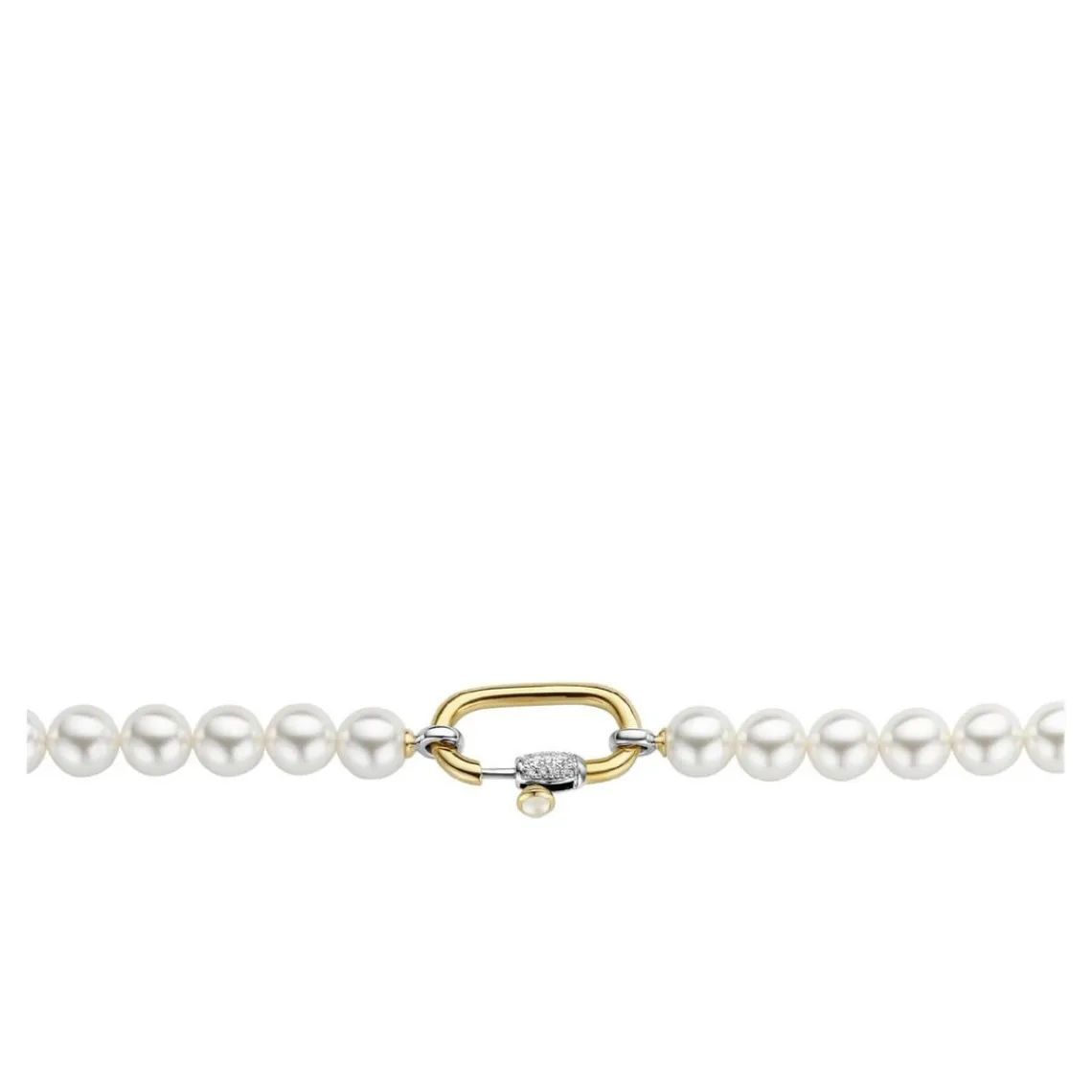 Ti Sento Collier Femme 3967PW-48 - Argent, plaqué or | Femme Collier Et Pendentif