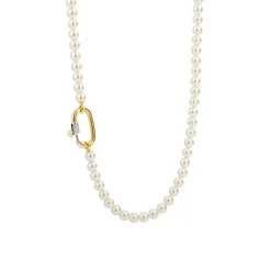 Ti Sento Collier Femme 3993PW-110 - Argent, plaqué or | Femme Collier Et Pendentif