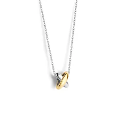 Ti Sento Collier Femme 34003SY – Argent, plaqué or | Femme Collier Et Pendentif