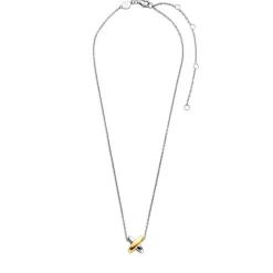 Ti Sento Collier Femme 34003SY – Argent, plaqué or | Femme Collier Et Pendentif