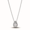 Pandora Collier Halo Poire Scintillant | Femme Collier Et Pendentif