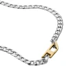 Diesel Bijoux Collier Homme Diesel DX1343040 - Acier argenté | Homme Colliers Et Pendentifs