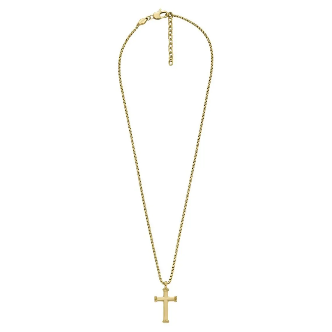 Fossil Bijoux Collier Homme - JF04701710 - Acier Doré | Homme Colliers Et Pendentifs