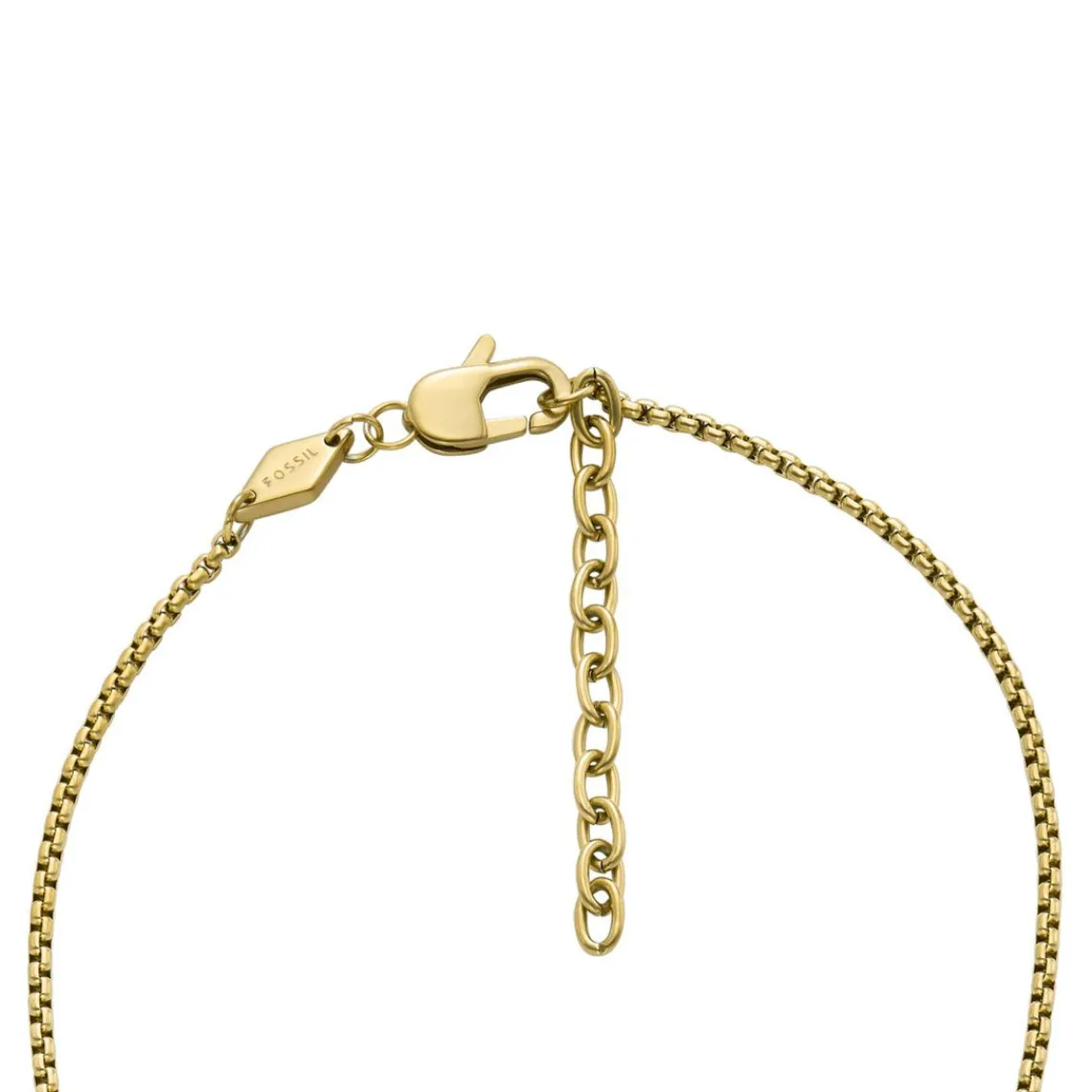 Fossil Bijoux Collier Homme - JF04701710 - Acier Doré | Homme Colliers Et Pendentifs