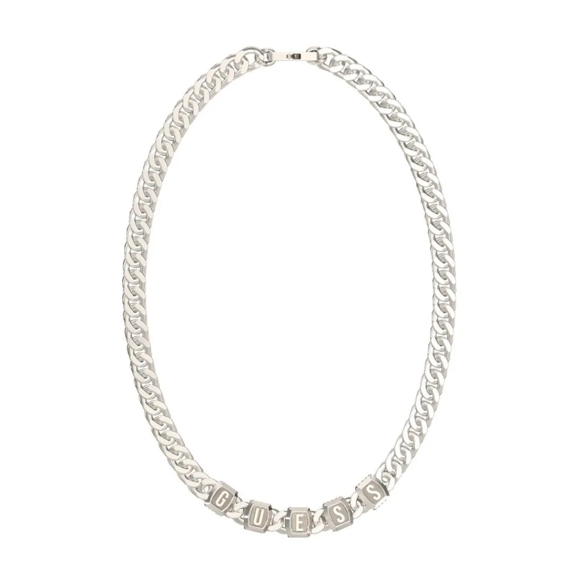 Guess Bijoux Collier Homme Lion King JUMN05011JWST Acier Acier | Homme Colliers Et Pendentifs