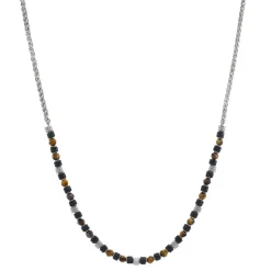 Jourdan Collier Homme Bengale - JH250024N Acier | Homme Colliers Et Pendentifs