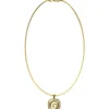 Guess Bijoux Collier homme JUMN01368JWYG Champions Acier Doré | Homme Colliers Et Pendentifs