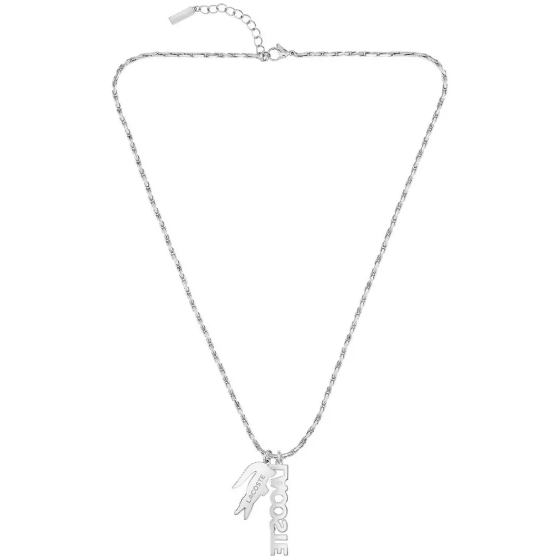 Lacoste Collier Homme Umpire - 2040487 Acier Doré, Vert | Homme Colliers Et Pendentifs