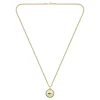 Lacoste Collier Homme Vigor - 2040448 Acier Doré, Vert | Homme Colliers Et Pendentifs