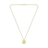 Lacoste Collier Homme Vigor - 2040411 Acier Doré | Homme Colliers Et Pendentifs