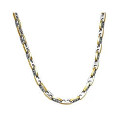 Rochet Collier homme GALION - HC7183 Acier Métal Doré Argent | Homme Colliers Et Pendentifs