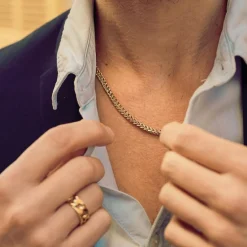 Rochet Collier Homme HC01385 Major - Doré | Homme Colliers Et Pendentifs