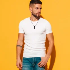 So Charm Bijoux Collier Homme So Charm - B4276-AGATENOIR - Collier Mode Homme | Femme Colliers Et Pendentifs|Collier Et Pendentif