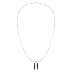 Tommy Hilfiger Bijoux Collier Homme Tommy Hilfiger Parker - 2790599 Acier Bleu | Homme Colliers Et Pendentifs