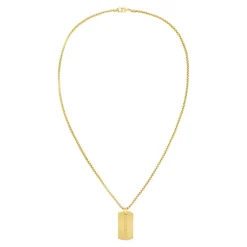 Tommy Hilfiger Bijoux Collier Homme Tommy Hilfiger Jameson - 2790628 Acier Doré | Homme Colliers Et Pendentifs