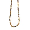 Les Interchangeables Collier A60203 - Sautoir Bobo Chic Oeil du Tigre Femme | Femme Collier Et Pendentif
