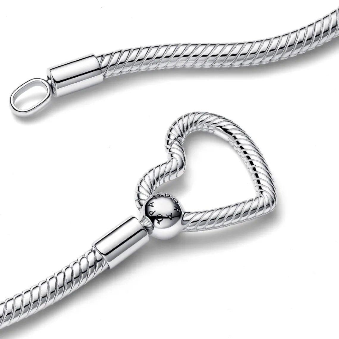 Pandora Collier Maille Serpent Fermoir Cœur | Femme Collier Et Pendentif