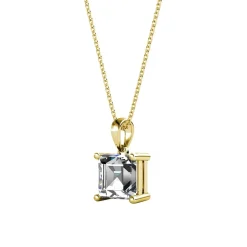 MYC-Paris Collier Simple Square Or | Femme Collier Et Pendentif