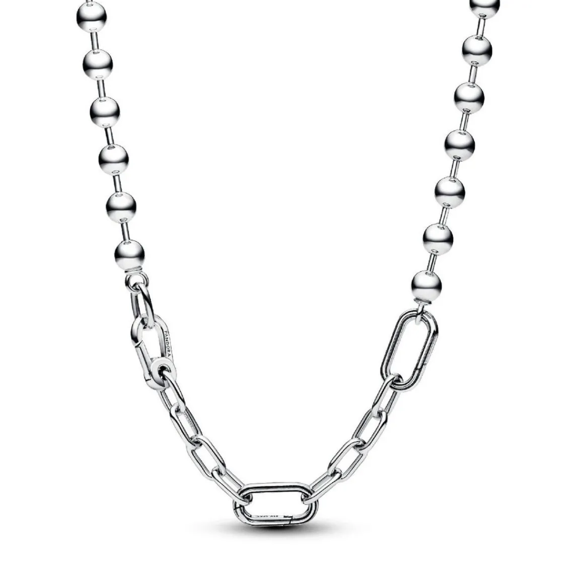 Pandora Collier Sphère Métallique et Link ME | Femme Collier Et Pendentif