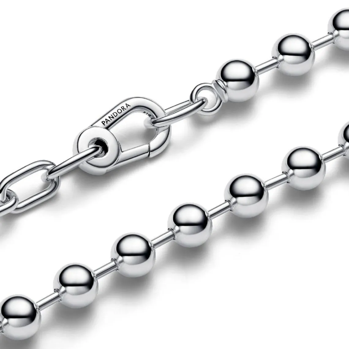 Pandora Collier Sphère Métallique et Link ME | Femme Collier Et Pendentif