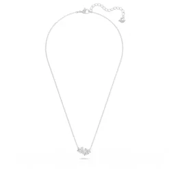 Swarovski Bijoux Collier Swarovski 5517117 - Collier métal rhodié blanc cristaux sertis Femme | Femme Collier Et Pendentif