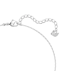 Swarovski Bijoux Collier Swarovski 5517117 - Collier métal rhodié blanc cristaux sertis Femme | Femme Collier Et Pendentif