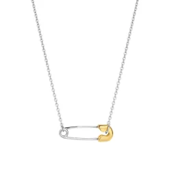 Ti Sento Collier - 34048SY Argent Bicolore Épingle | Femme Collier Et Pendentif