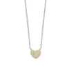 Ti Sento Collier - 3899ZY Argent Doré Cœur Pavé | Femme Collier Et Pendentif