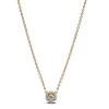 Pandora Collier avec Pendentif Halo Rond Pavé | Femme Collier Et Pendentif