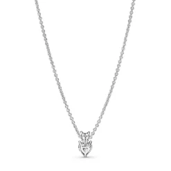 Pandora Collier avec Pendentif Timeless - Double Cœur Scintillant | Femme Collier Et Pendentif