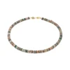 Sloya Collier Blima en pierres Agate Indienne | Femme Collier Et Pendentif
