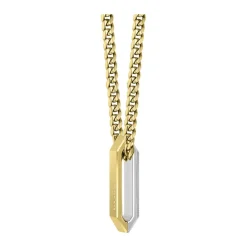 Boss Bijoux Collier Homme en Acier Doré | Homme Colliers Et Pendentifs
