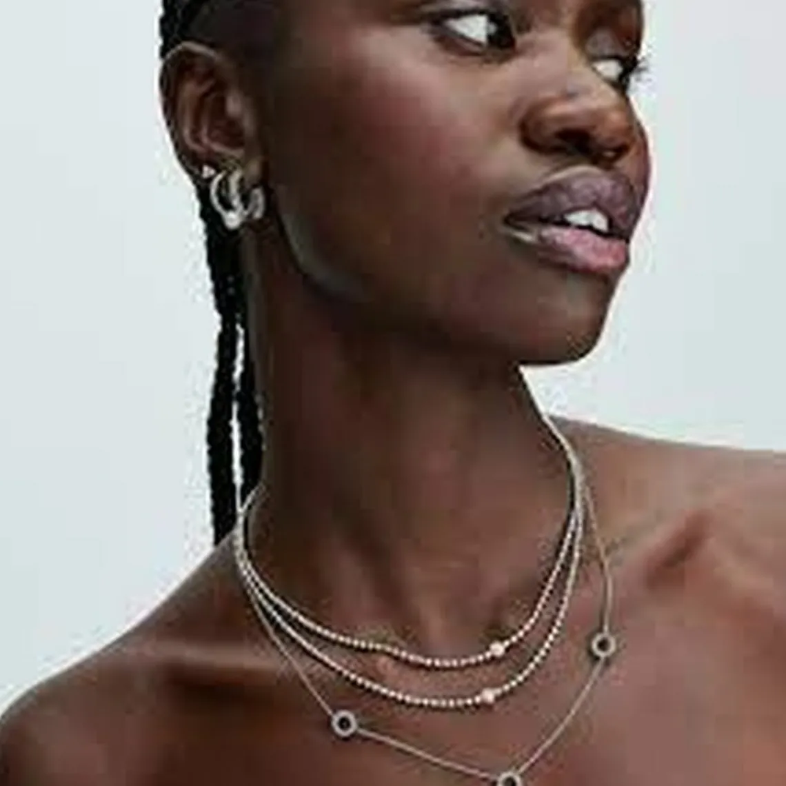 Pandora Collier Cercles Pavés | Femme Collier Et Pendentif