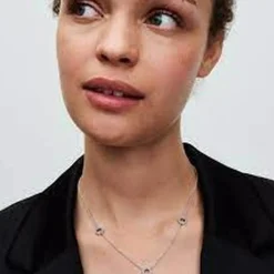 Pandora Collier Cercles Pavés | Femme Collier Et Pendentif