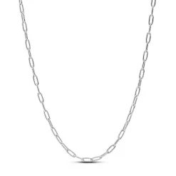 Pandora Collier Chaîne à Maillons Allongés Argent | Femme Collier Et Pendentif