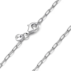 Pandora Collier Chaîne à Maillons Allongés Argent | Femme Collier Et Pendentif
