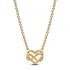 Pandora Collier Cœur de l’Infini Scintillant | Femme Collier Et Pendentif
