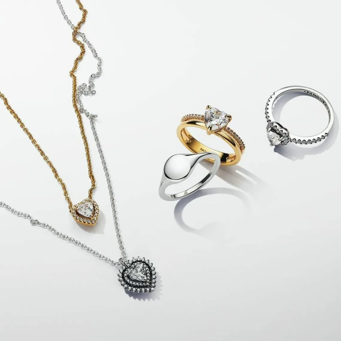 Pandora Collier Cœur Scintillant | Femme Collier Et Pendentif