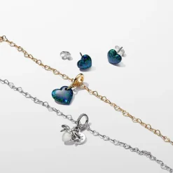 Pandora Collier Cœurs Imbriqués Argent | Femme Collier Et Pendentif
