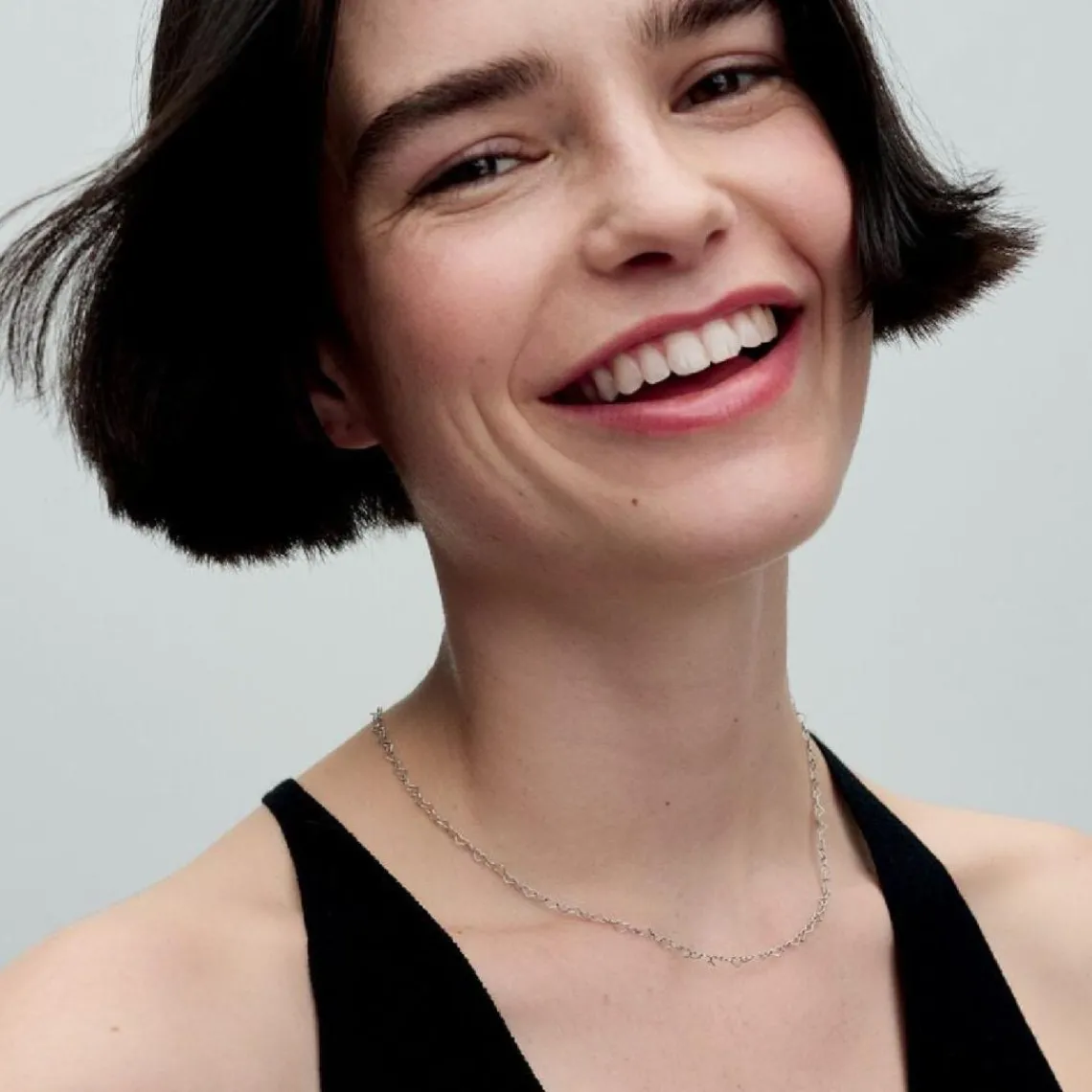 Pandora Collier Cœurs Imbriqués Argent | Femme Collier Et Pendentif