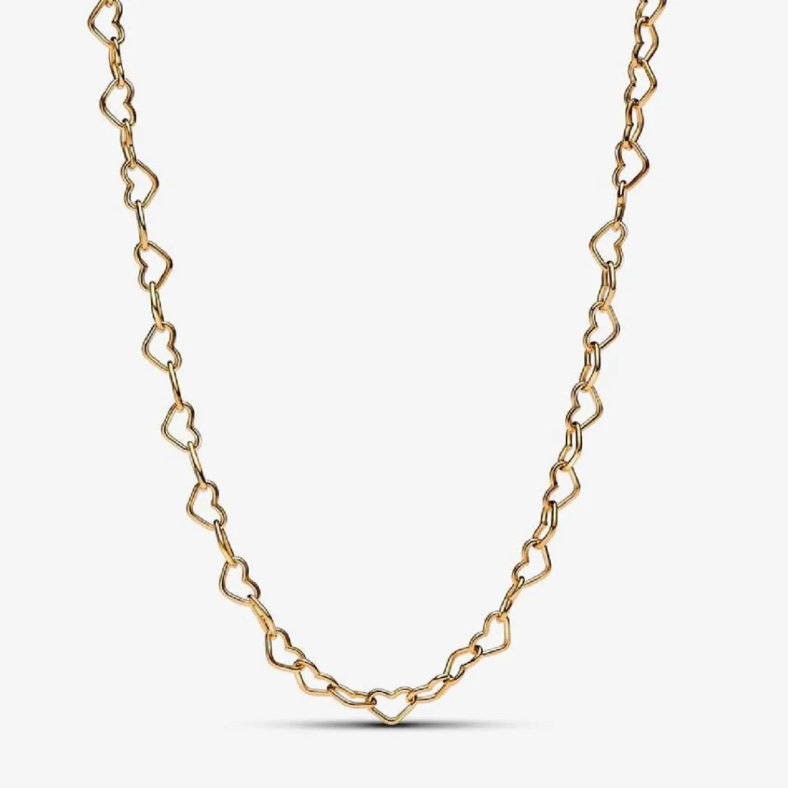Pandora Collier Cœurs Imbriqués Doré | Femme Collier Et Pendentif