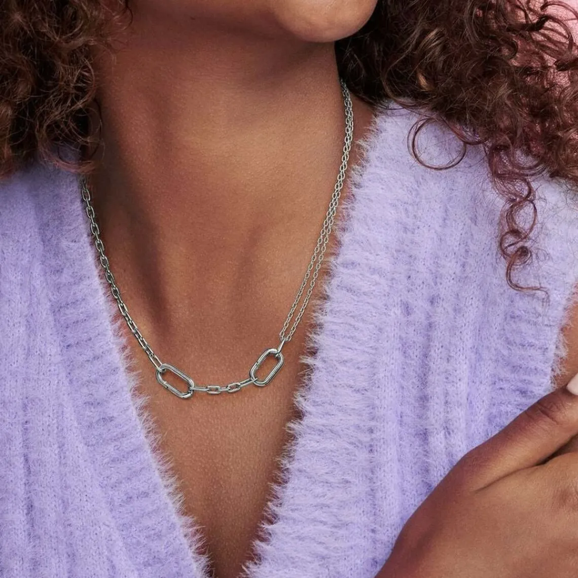 Pandora Collier Double Link ME | Femme Collier Et Pendentif