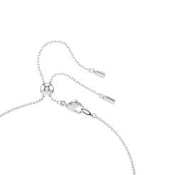 Swarovski Bijoux Collier en Y Ariana Grande x Swarovski, Tailles variées, Cœur, Blanc, Métal rhodié | Femme Collier Et Pendentif