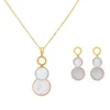 Edforce Collier et pendentif Femme 302-0100-S - Acier Doré | Femme Collier Et Pendentif