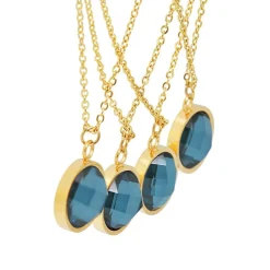 Edforce Collier et pendentif Femme 05-0989-N - Acier Doré | Femme Collier Et Pendentif